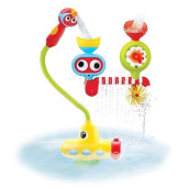 Yookidoo Kids Bath Toy - (Ages 2-6 Years) Mold Free Submarine Spray Station - Attaches To Wall And Battery Operated Water Pump Shower For Baby Bathtime Play - Generates Magical Effects