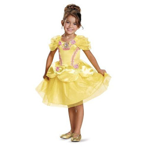Disguise Disney Princess Belle Beauty & The Beast Toddler Girls' Costume, Large (4-6X)