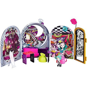 Mattel Ever After High Way Too Wonderland High And Raven Queen Playset, 6 Years And Up