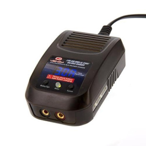 Venom Racing 0688 Sport - 20W Ac 3A Rc Battery Balance Charger - Multifunctional Lipo Battery Charger W/Lcd Charge Status Display -2 Battery Modes Lipo/Lihv/Life, Nimh/Nicd - Error Warnings For Safety