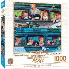 Masterpieces 1000 Piece Jigsaw Puzzle For Adults, Family, Or Kids - Coming And Going - 25"X25"