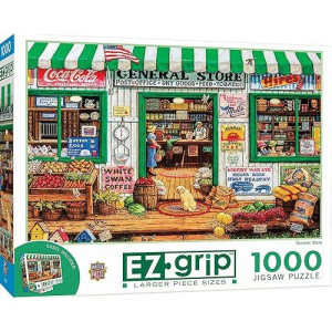 Masterpieces 1000 Piece Ez Grip Jigsaw Puzzle For Adults, Family, Or Kids - General Store - 23.5"X34"