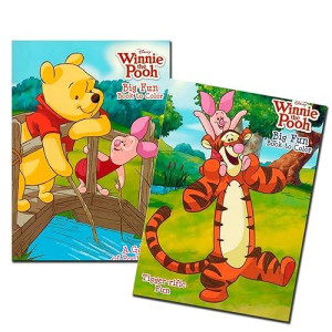 Disney Winnie The Pooh Coloring And Activity Book Set (2 Books - 96 Pages)