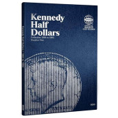 Whitman US John F Kennedy Half Dollar coin Folder 1964 - 1985 9699