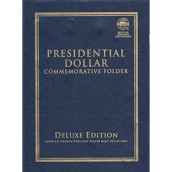 2007-2016 Presidential Dollar Commemorative Folder Album Whitman Quadfold 1