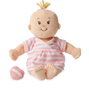 Manhattan Toy Baby Stella Soft First Baby Doll for Ages 1 Year and Up, 15, Peach