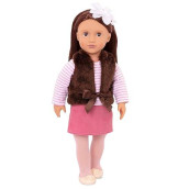 Our Generation Doll By Battat - Sienna 18" Regular Non-Posable Fashion Doll- For Age 3 Years & Up