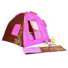 Our Generation 18" Doll Polka Dot Camping Set