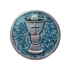 Cathedral Art First Holy Communion with Color Fill Pocket Token, 1-1/2-Inch