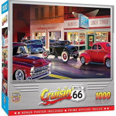 Masterpieces 1000 Piece Jigsaw Puzzle for Adults, Family, Or Kids - Phils Diner - 1925x2675