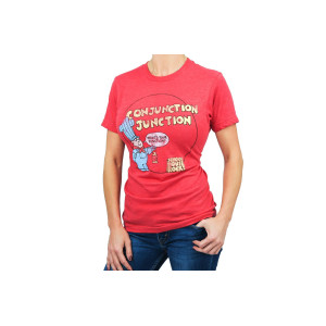 Schoolhouse Rock onjunction JunctionAdult T-Shirt - Red XS