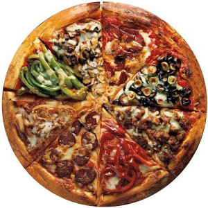 Bits And Pieces-Pizza Pie - 1000 Piece Round Jigsaw Puzzle