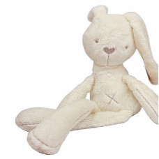 Mamami Soft Snuggle Bunny Plush Childs First Bubby Doll Cotton And Natural Color