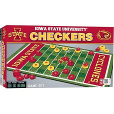 Masterpieces Ncaa Iowa State Cyclones, Checkers Board Game, For Ages 6+