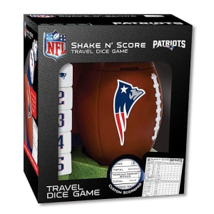 MasterPieces NFL New England Patriots Shake N Score Travel Dice Game