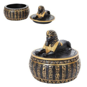 Pacific Giftware Egyptian Theme Guardian Sphinx Decorative Box Classical Egypt Monument Statue