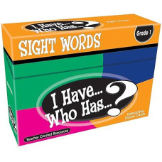 Teacher Created Resources I Have, Who Has Sight Words Game, Grade 1, Multi