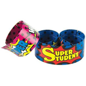 Teacher Created Resources Superhero Super Student Slap Bracelets (20664)