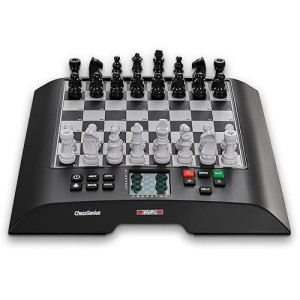Electronic Chess Board Game Set - Chess Genius Computer - Kids & Adults - Ai Chess Board - Magnetic Chess Board & Pieces For Travel - Lcd Display - Smart Chess For Strategy & Learning - By Millennium