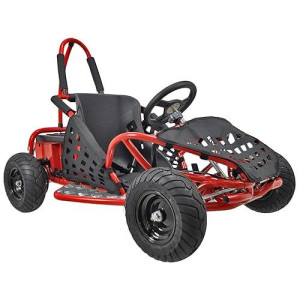 MotoTec 48v 1000w Off Road Go Kart in Red