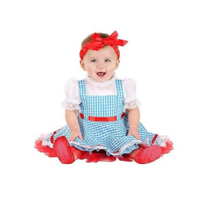 Princess Paradise Baby Girls The Wizard Of Oz Dorothy Newborn Deluxe Costume, Blue, 0 To 3 Months Us