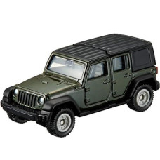 Tomy Tomica No80 Jeep Wrangler Diecast Scale Model collectible car, Kid, Black