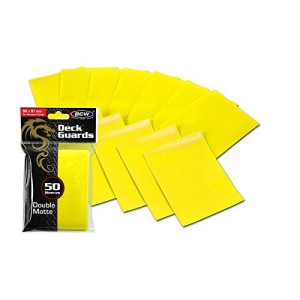 600 Yellow Double Matte Deck Guard Card Sleeves - Ultra Protectors - Mtg