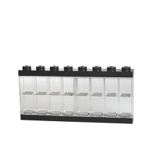 Lego Minifigure Display Case 16 Black, Large