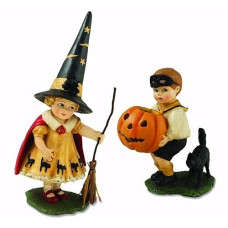 Bethany Lowe Td4023 Little Halloween Trick Or Treater Set/2 New 2015