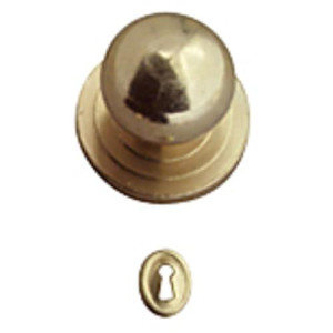 Dollhouse Miniature Brass Door Knobs With Keyhole