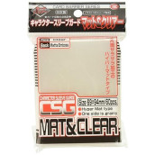 Barrier Character Guard Card Sleeves (60 Piece), Matte Clear, 69 X 94Mm