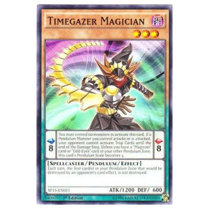 YU-GI-OH! - Timegazer Magician (SP15-EN011) - Star Pack ARC-V - 1st Edition - Common
