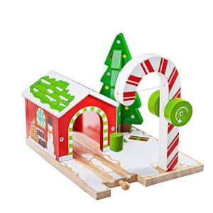 Bigjigs Rail Candy Crane - Other Major Wooden Rail Brands Are Compatible