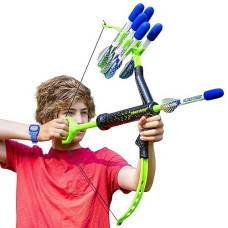 Original And Superior Faux Bow 4.0 Lizardite - Kids Bow And Arrow Set - Durable Impact Foam Tip Arrows - Outdoor Toy For Girls And Boys - Perfect For Backyard Target Practice - Beware Of Imitations