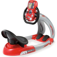 Smoby: V8 Driver With Smartphone Holder, Kids Can Play And Develop Real Life Skills, Features Includes Back Lit Screen, Real Sounds And Mechanical Pedals, For Ages 3 And Up, Large, Gris