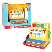 Basic Fun Fisher-Price Classic Toys - Retro Cash Register - Great Pre-School Gift for Girls and Boys, 1 ea (2073)