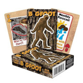 Aquarius Bigfoot Playing Cards - Big Foot Themed Deck Of Cards For Your Favorite Card Games - Big Foot Merchandise & Collectibles - Poker Size With Linen Finish