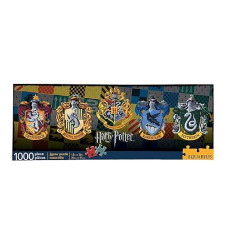 Aquarius Harry Potter Puzzle House Crests (1000 Piece Jigsaw Puzzle) - Officially Licensed Harry Potter Merchandise & Collectibles - Glare Free - Precision Fit - 13X36In