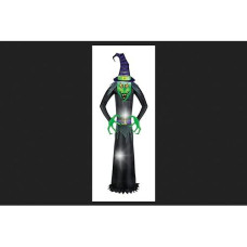 Gemmy 58614 Giant Airblown Wicked Witch Halloween Inflatable, Multicolored