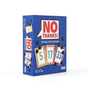 Amigo Games No Thanks! The Play Or Pay Card Game - Avoid Taking Points In This Exciting & Simple Classic Card Game For Family Game Night - Perfect For Kids & Adults Ages 8 & Older