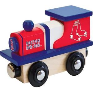 Masterpieces Brs2100: Boston Red Sox Wood Train Engine