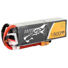 Tattu Lipo Battery Pack 1800Mah 14.8V 45C 4S With Xt60 Plug For Rc Car Boat Truck Heli Airplane Uav Drones Fpv