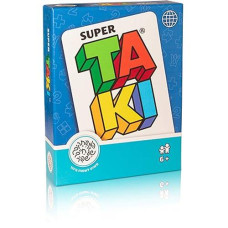 Amigo Games Super Taki Classic Playing Cards Game - Match Your Cards To The Color Or Shape In The Discard Pile - Perfect For Family Game Night - For Kids & Adults Ages 6 & Older