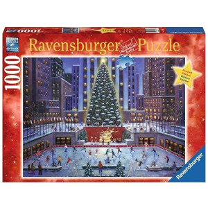 Ravensburger 19563 Rockefeller Center 1000 Piece Piece Jigsaw Puzzle For Adults - Every Piece Is Unique, Softclick Technology Means Pieces Fit Together Perfectly, Green