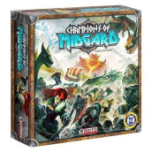 Grey Fox Games Champions Of Midgard Strategy Board Game, 60-90 Minute Playing Time, Ages 10 And Up, 2-4 Players, Dice-Driven Combat To Gain The Most Glory & Become The Next Jarl