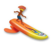 Surfer Dudes Wave Powered Mini-Surfer And Surfboard Toy - Sumatra Sam