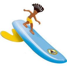 Surfer Dudes Wave Powered Mini-Surfer And Surfboard Toy - Blue Hossegor Hank