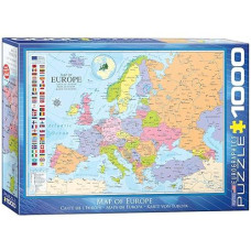 Eurographics Map Of Europe Puzzle (1000 Piece)