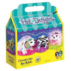 Creativity For Kids Haute Doggies Craft Kit - Makes 3 Bobble-Head Dogs - Teaches Beneficial Skills - For Ages 7 And Up