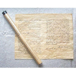 Americana Souvenirs Historic U.S. Document Reproduction: Lincoln'S Gettysburg Address